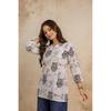 Indian Women Printed Cotton Blend Straight Kurta Top Party Wear Designer Tunic VFP-1852a