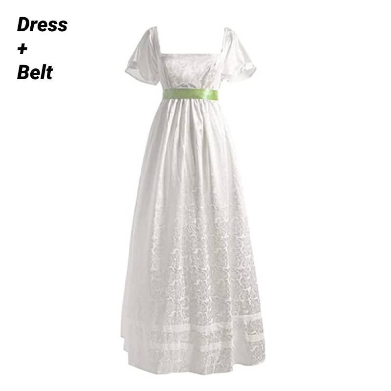 

Женское платье эпохи Возрождения в пиратском стиле, костюм для косплея на Хэллоуин, размеры разные Green Belt,S