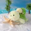 Kawaii Mom Baby Animal Plush Doll Pendant Cute Octopus Starfish Clownfish Dolphin Killer Whale Turtle Shark Seal Keychain Decor