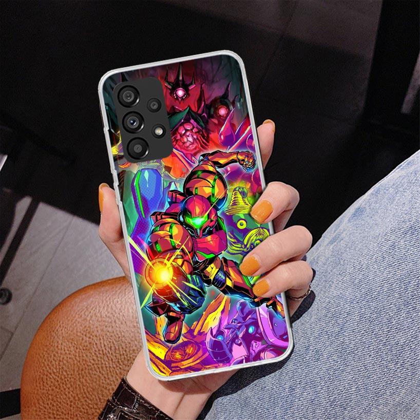Spiel M-Metroids Handyhülle Für Samsung Galaxy A52 A32 A22 A12 A51 A31 A50S A30S A20S A10S Note 20 Ultra 10 Plus S10 A72 A71 Gala