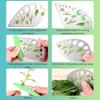 9 Hole Herb Peeler Tool, Stainless Steel Herb Peeler , Multi-Purpose Kale, Rosemary Peeler With Cutting Edge, Kitchen Gadgets
