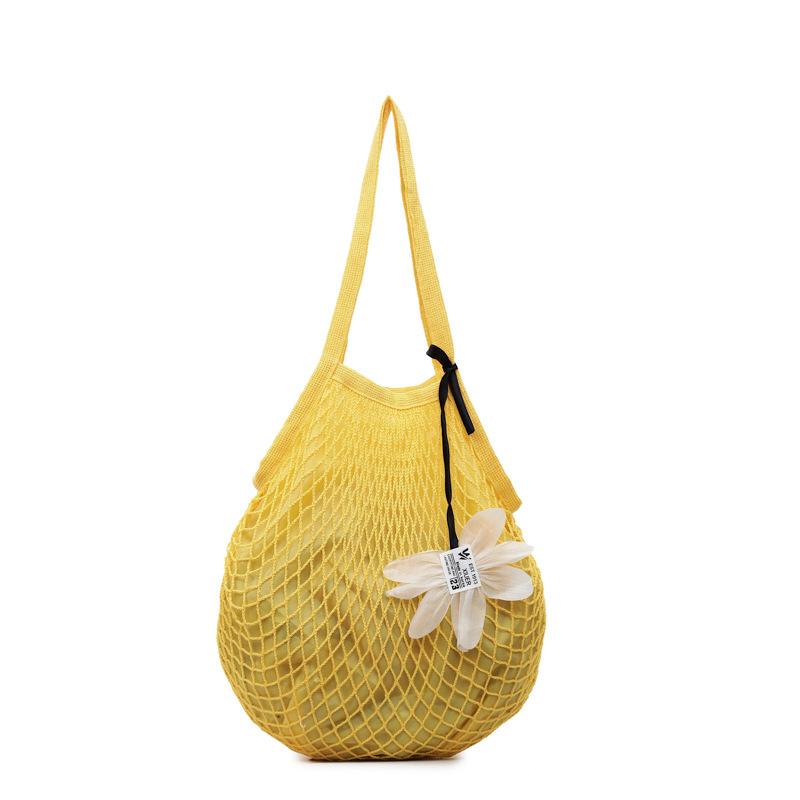 Hollow-out Large-capacity Shoulder Bag New Knitted Underarm Bag