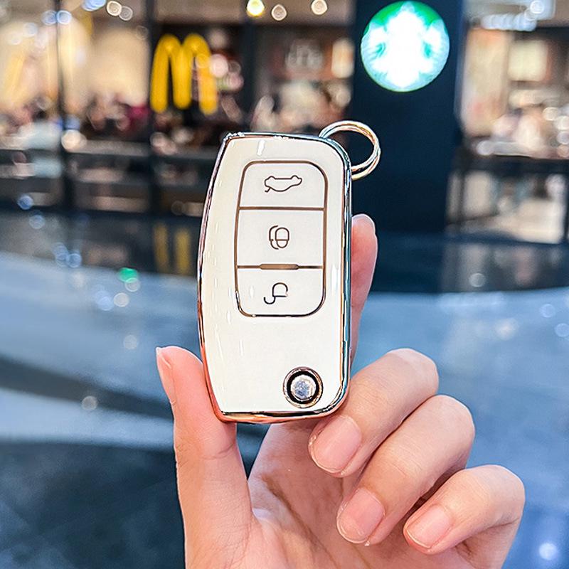 Key Case for Ford 09/11/12/13 Classic Focus Fiesta, 16/18 Old Model EcoSport