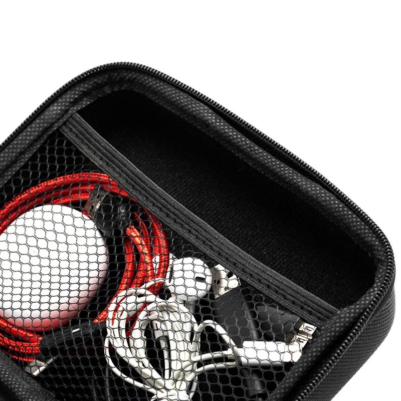 Mehrzweck Reiseetui Hülle Tragbare Aufbewahrungsbox Hartes EVA-Etui Eingebaute Netztasche für Elektronik und Geräte