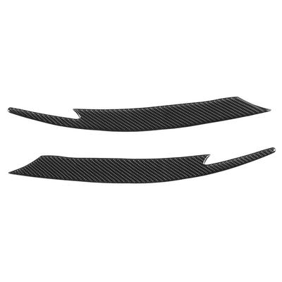 Pair Carbon Fiber Eyelids Decal Headlight Eyebrow Sticker Cover Fit for Subaru Impreza WRX STI 2008‑2011