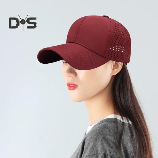 Baseball Hat Extended Brim Sunshade Effect Adjustable Sun Hat Quick-Drying Cap with Breathable Holes