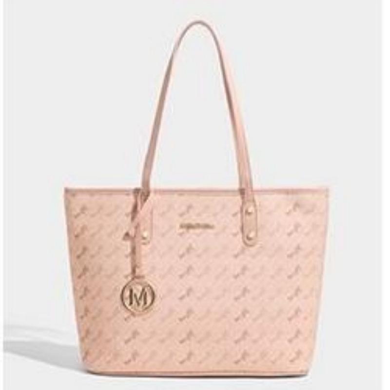 Büyük Kapasiteli Baskılı Tote Çanta İş Seyahati Omuz Koltuk Altı Çantası