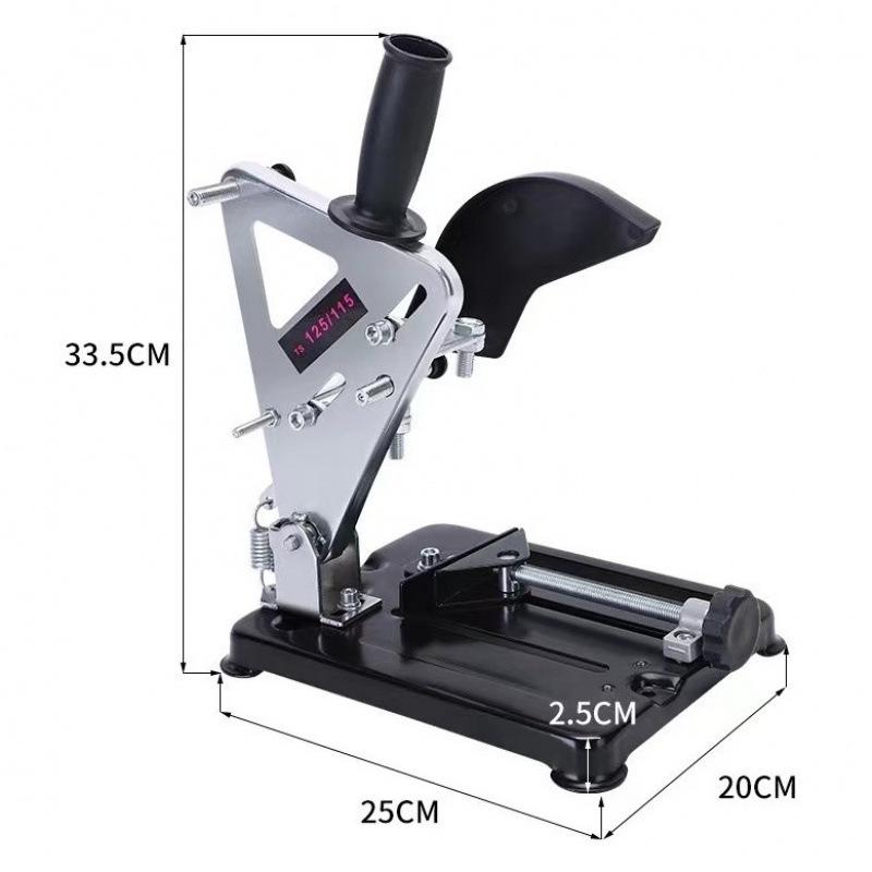 Universal Lever-Type Angle Grinder Stand & Polishing Table - Compact Cutting Machine Holder