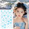 Sinfonia Aurora Farfalla Ghiaccio trasparente Farfalla Gemma Cristallo Diamante Adesivo Ragazza Vestire Viso tridimensionale brillante decorazione colore