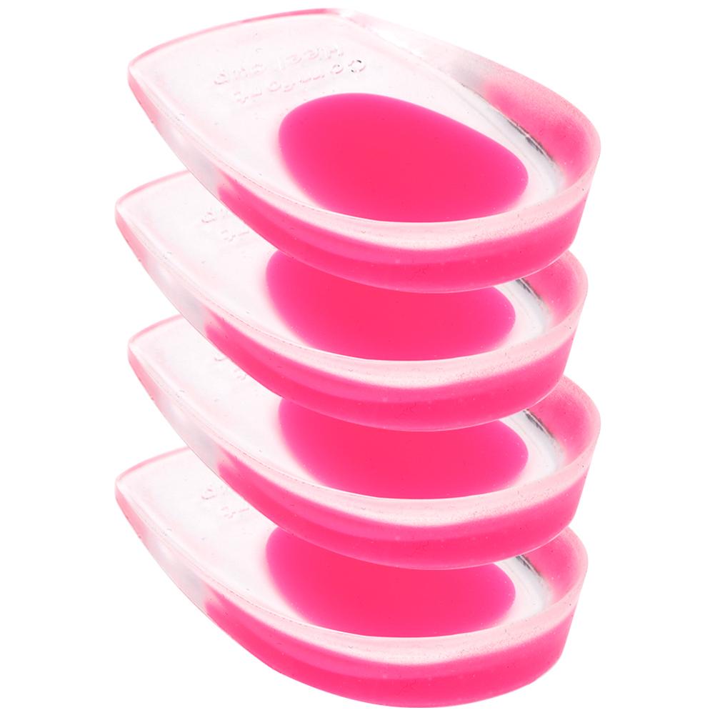 Silicone Gel Heel Cushion Insoles Support Heel Shoe Pad Relieve Foot Pain Protectors Pads