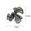 Neue Strass große Schleife Brosche Vintage Mode Bowkont Pin 2 Farben erhältlich hohe Qualität