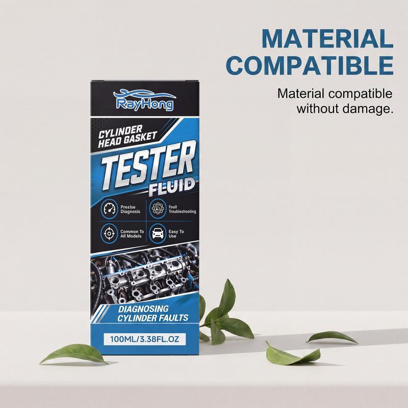 100Ml Cylinder Head Gasket Tester Fluid Coolant Leak Check Liquid Precise Fits All Car Models For Auto Repair Maintenance