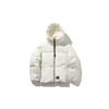 Li Ning Down Jackets Women's Frost White Hooded Moderate Other AYMP082-4