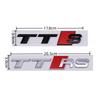 3D ABS TTS TTRS Logo Badge Sticker Rear Trunk Emblem Decal High-Performance Car Exterior Styling Accessories