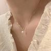 Shijia Pearl Necklace Women's Niche Light Luxury Design High-end Temperament Collarbone Chain Neck Chain Sweater Chain Bead Chain