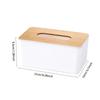 Japanische Einfache Holz Abdeckung Desktop Haushalt Tissue Box Papier Lagerung Box Haushalt Geschenk Werbung Papier