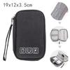 Fashion Portable Data Cable Storage Bag Outdoor Earphone Bag Organizer Digital Gadget Storage Box Charger U Disk Protection Case