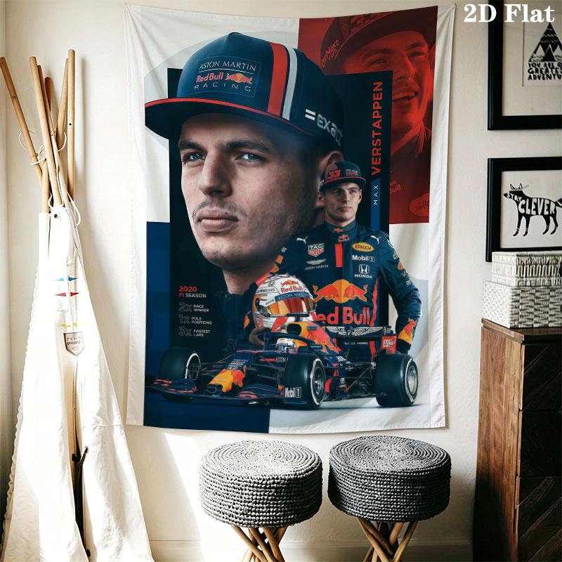 VER Red Bull Ace Wall Tapestry Aesthetic Wall Hanging Printed Fabric Blanket Decorative Tapestries for Bedroom Living Room Home Decor
