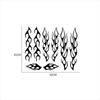 8 Pcs Self-adhesive Motorcycle Stickers Flame Stripe Pattern Car Modeling Modified Decorative Decals