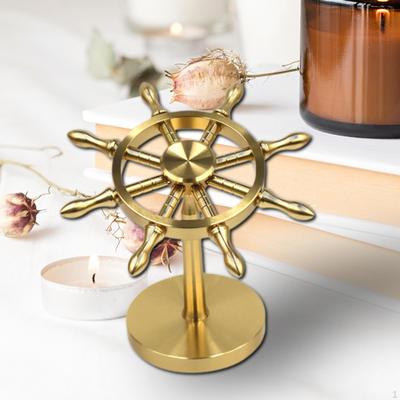 Desktop Ornament ,Marine Rudder Figurine, Creative Marine Sculpture