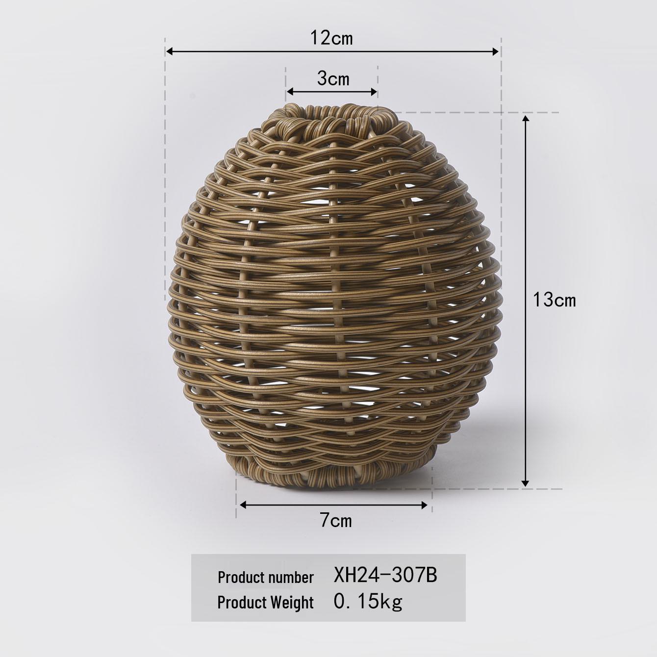 

Ваза в стиле ротанга ручной работы: Элегантное и креативное украшение для домашних цветочных композиций