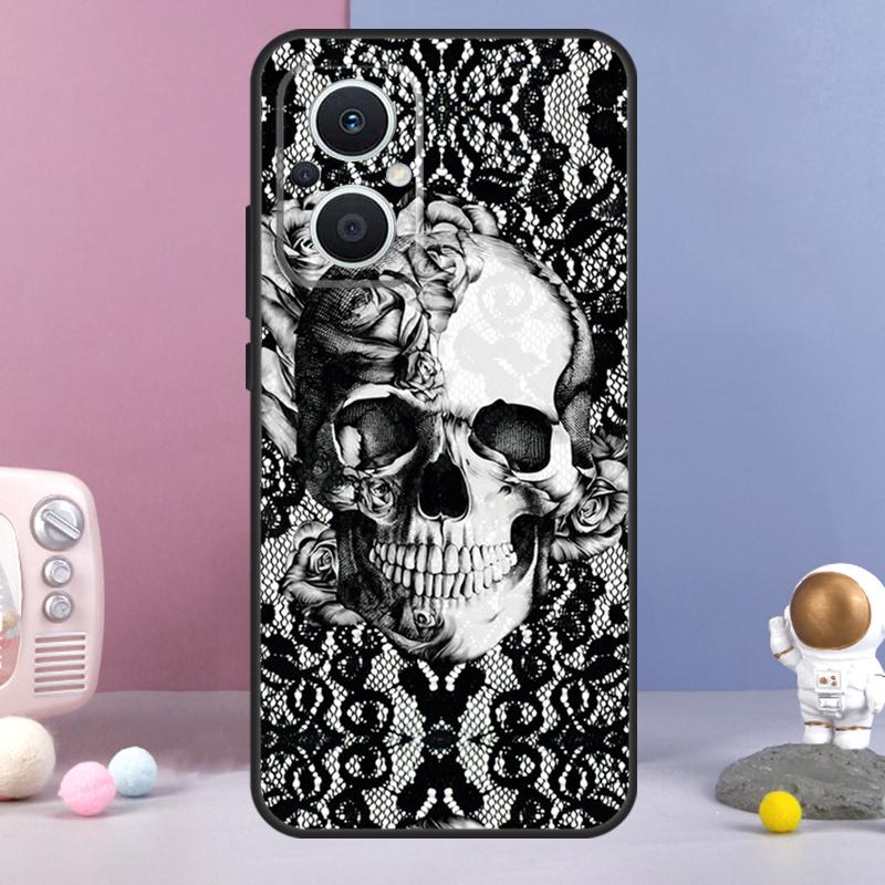 Gothic Skull Funda For OPPO Reno 12 F 11F 13F 14F 10 11 13 14 Pro 7 8 Lite OPPO Find X9 X6 X5 X8 Pro Case