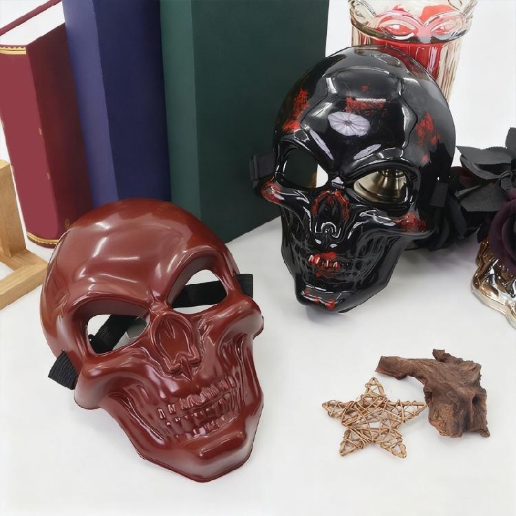 Retro Inspired Skull Warriored Mask For Halloween Costumes Cosplay And Horror Movie Props Breathable Comfortable Fit