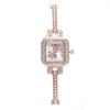 Orologio da donna al quarzo in lega individuale. Orologio da donna di lusso con diamanti