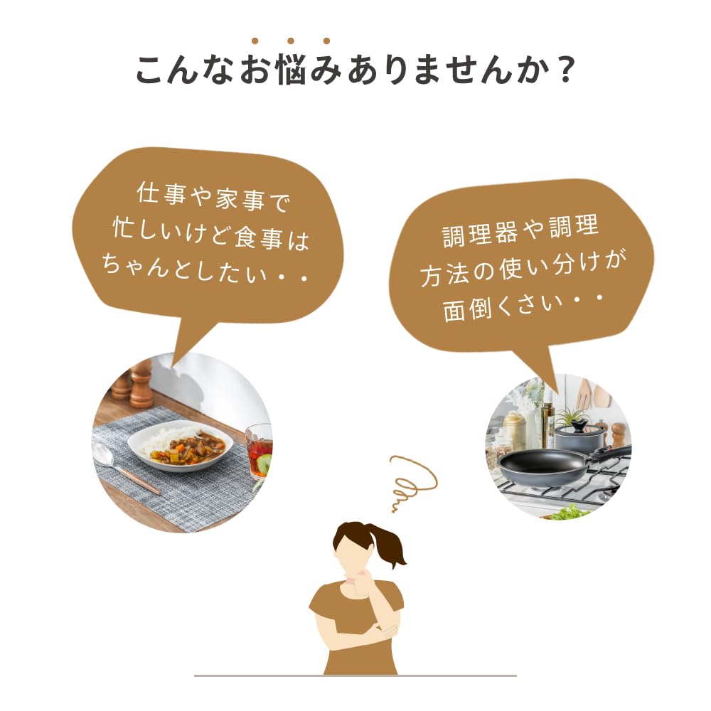 Takeda Corporation Microwave Cooking Pot x x Cooking Pot DR-POT (Charcoal Black, 19.6 15.5 14.8 cm) - Hands-off