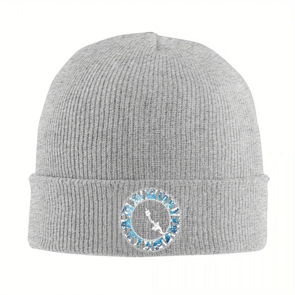 New Final Hour Hats Autumn Winter Skullies Beanies Fashion Final Fantasy Video Game Cap Unisex Acrylic Knitted Hat
