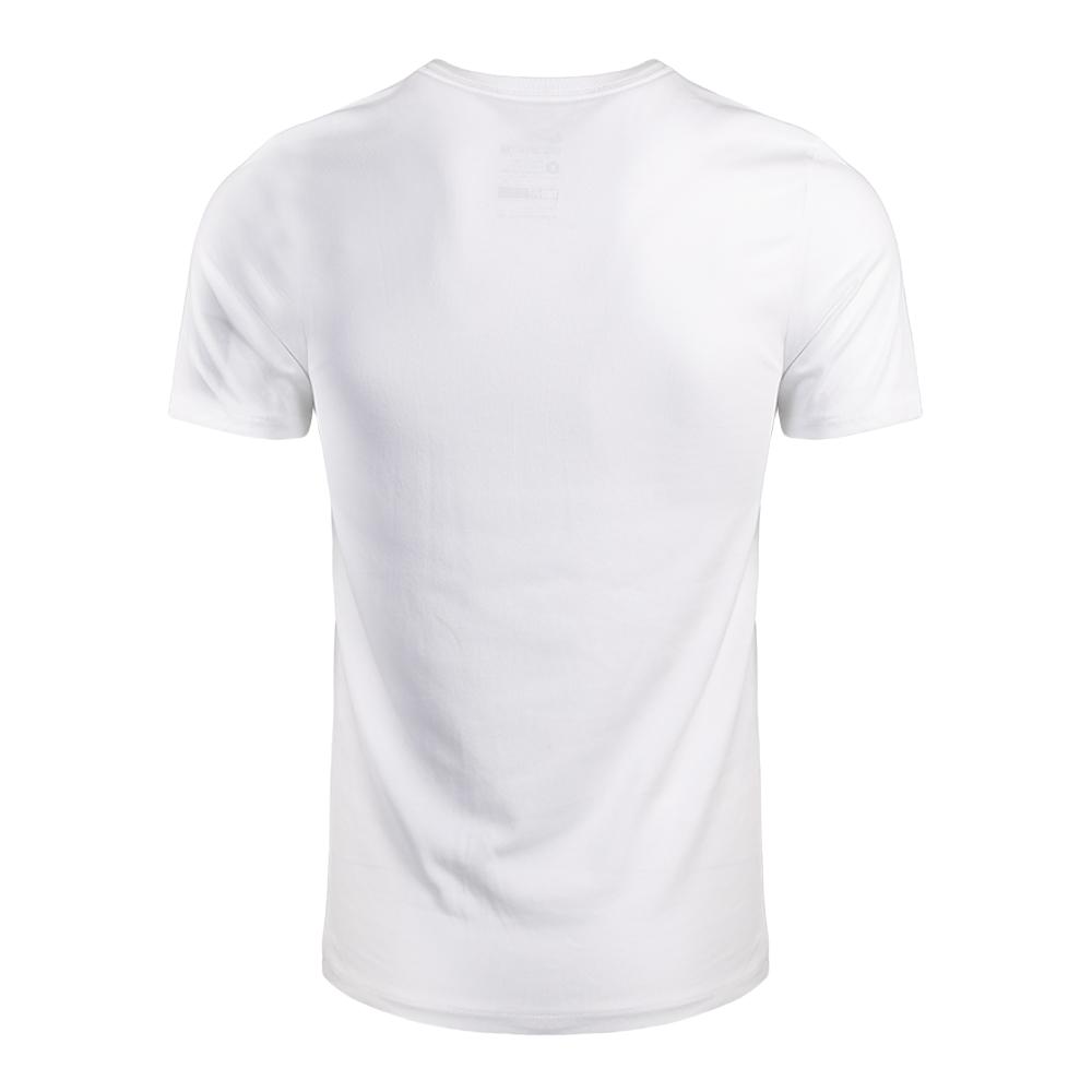 Nike T Shirts Men's Crew Neck Moderate Straight Fit 743034-100