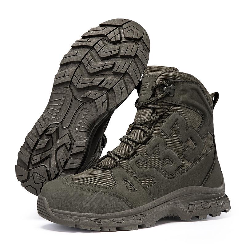 

Men s Plus Size High-Top Tactical Hiking Boots for Outdoor Sports and Mountaineering 45 армія зелений колір
