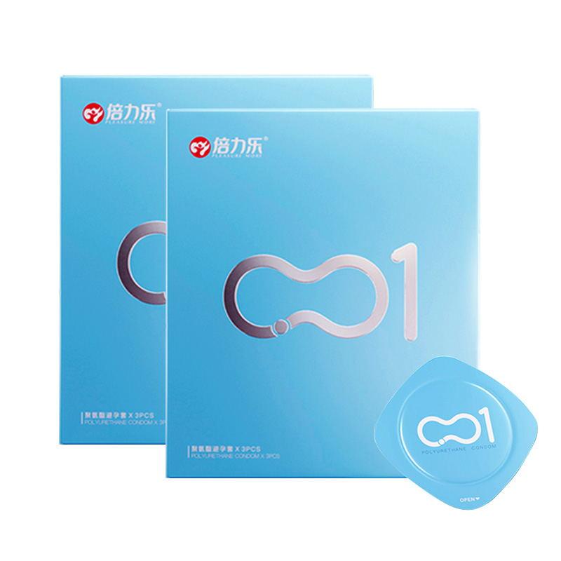 001 Polyurethane Condomsr 6pc Invisible Ultra Thin Lubricated Condoms