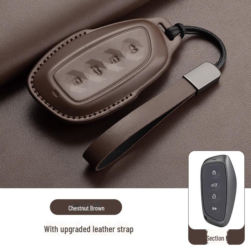 Great Wall Haval H6 Coupe Leather Key Cover for H2S/M6/F5/H4 Big Dog F7X and Haval Car Bag Buckle
