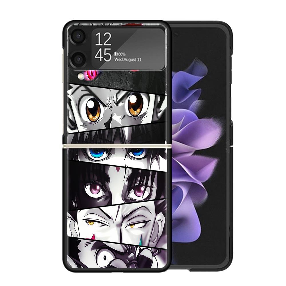 Hunter X Anime Clear Phone Case For Samsung Z Flip 7 6 5 4 3 Galaxy ZFlip7 ZFlip6 ZFlip5 ZFlip4 ZFlip3 5G Print Cover Z Flip 7 6