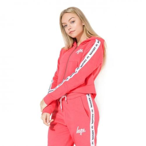 Felpa con cappuccio per ragazze Hype Just Hype Tape Crop
