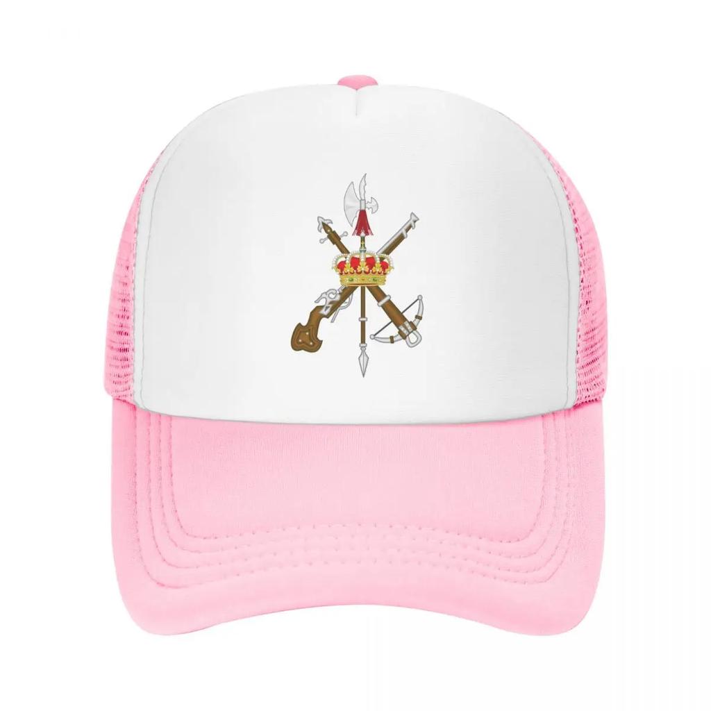 Custom Punk Spanish Legion Baseball Cap Men Women Adjustable Spain Army Military Trucker Hat Performance Snapback Trucker Cap