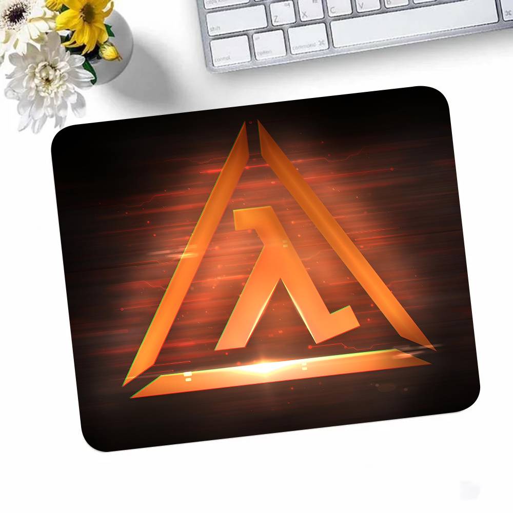 Game Half-Life Mousepad Small LockEdge Mouse Pad For Gamers Computer Desk Pad Rectangular Anti-slip Rubber