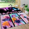 Huntrx Future Fashion Icons Carpet Rug Soft Washable Antislip Home Living Room Sofa Mats Personalized Christmas Rug