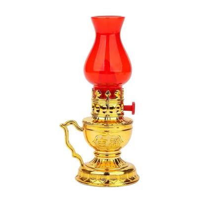 Eternal Altar Lamp LED Retro Chinese Candle Lamp Candlestick Ornaments Fortune Light Buddhist
