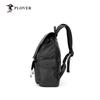 PLOVER Stylish PU Drawstring Backpack