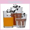 Wall Cute Cartoon Climbing Posture Panda Mini Model Ornament For Decoration Cup