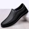 Autumn Winter Men's Casual Shoes Genuine Leather Slip On Loafers Male Waterproof Comfortable Platform Driving Shoes For Men