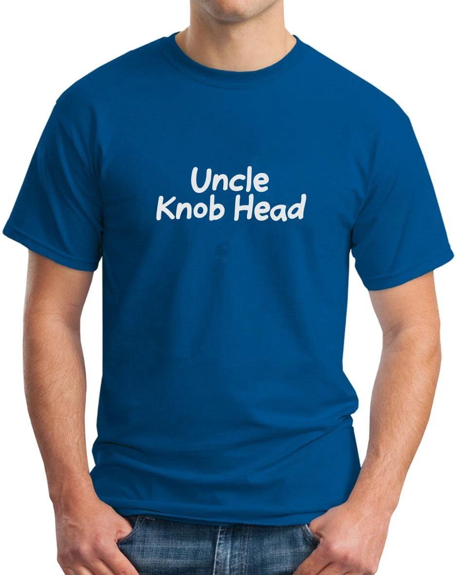 UNCLE KNOB HEAD - FUNNY PETER KAYE SLOGAN Mens Womens Kids T-Shirt M