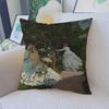 Lmpressionism Artist Cushion Cover Polyester Sofa Cushions Decorative Throw Pillows Home Decoration Pillowcover