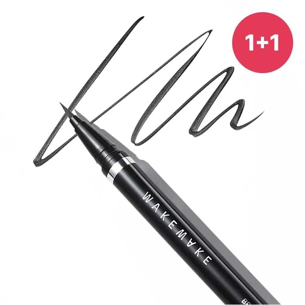 WAKEMAKE Eye Proof Brush Eyeliner 0.6g x 2 (3 Colors)