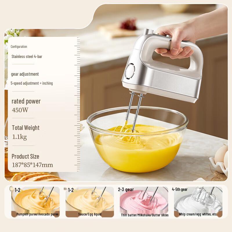 ONYLM Electric Handheld Egg Beater