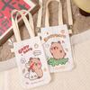 with Strap Thermal Mug Cup Sleeve Canvas Water Cup Crossbody Bag New Mobile Phone Bags