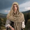 1PC Rag Style Shawl Casual Cotton Linen Wrap All-Season Tassel Scarf Retro Hippie Fringe Minimalist