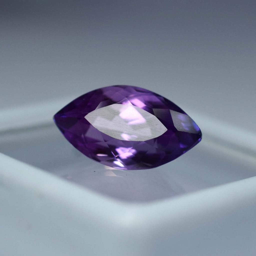 Natural Purple Tanzanite Loose Gemstone 5.30 Ct Marquise Shape for Jewelry Making and Crafts
